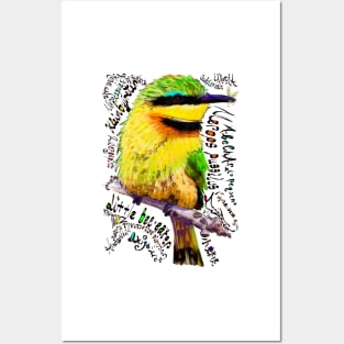 Little Bee-eater; Kleinbyvreter Posters and Art